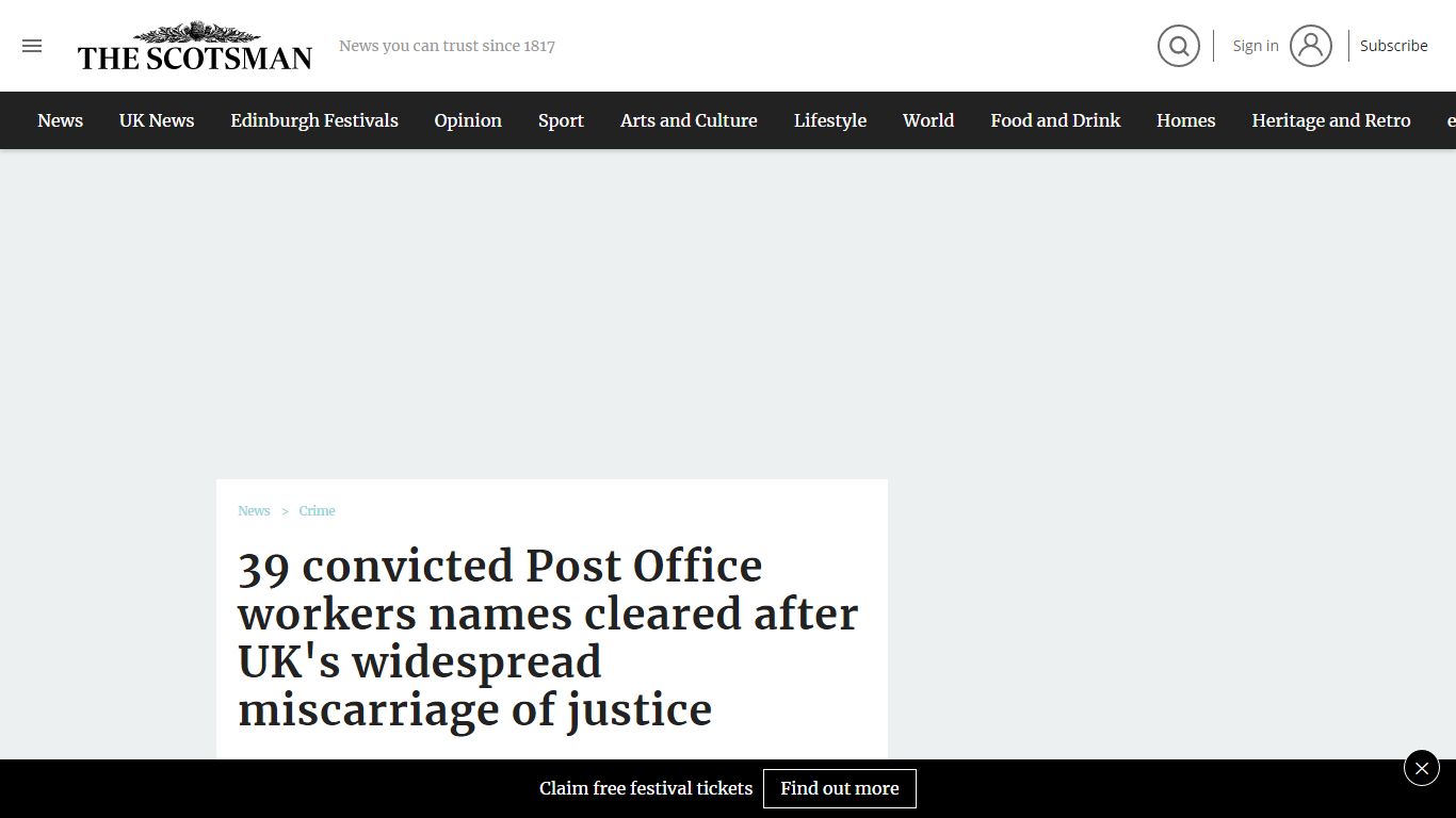 Convicted post office workers names cleared after UK''s widespread ...